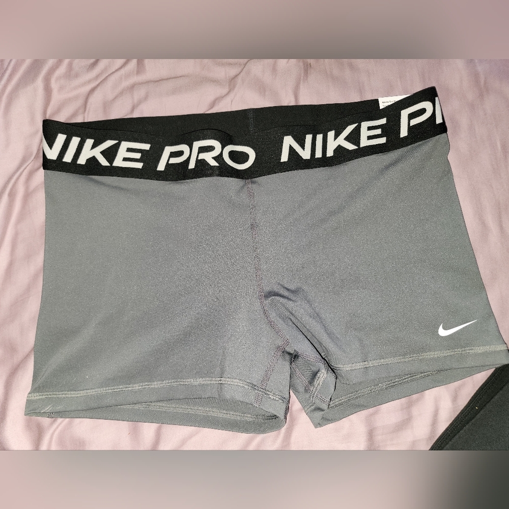 Nike Pro Gray Athletic Shorts